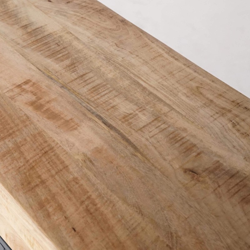 Wastafelmeubel in hout en metaal 80 cm - Cambridge