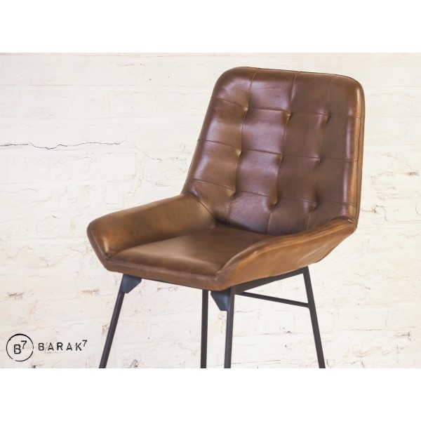 Chaise de bar cuir Jules Verne