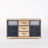 Badkamermeubel in industriële stijl 140 cm - Cambridge