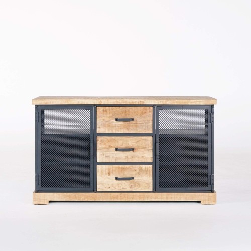 Badkamermeubel in industriële stijl 140 cm - Cambridge