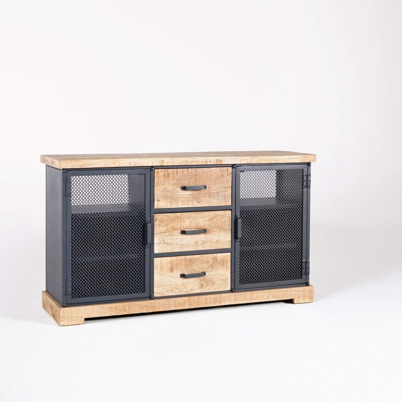 Badkamermeubel in industriële stijl 140 cm - Cambridge