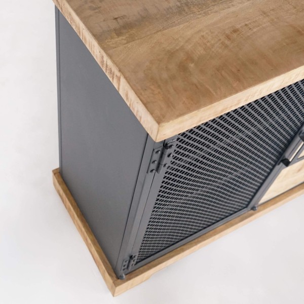Badkamermeubel in industriële stijl 140 cm - Cambridge