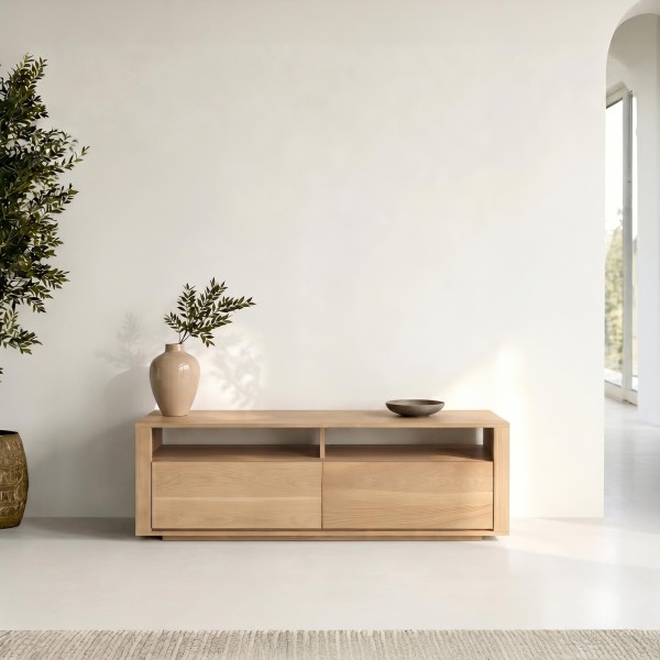 Tv-meubel in naturel eiken 140 cm – Yseult