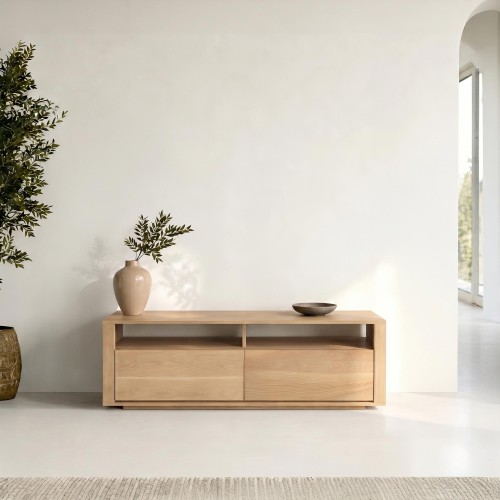 Tv-meubel in naturel eiken...