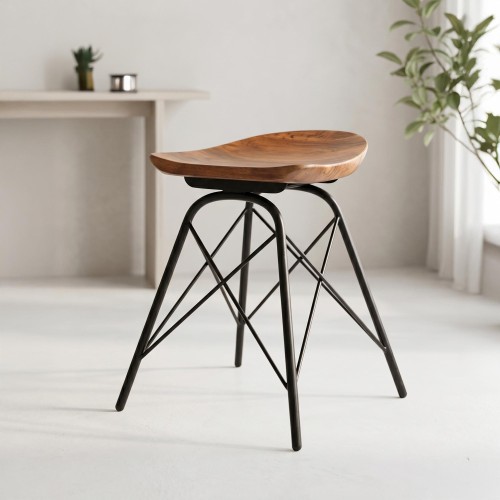 Kruk van staal en hout - Oasis