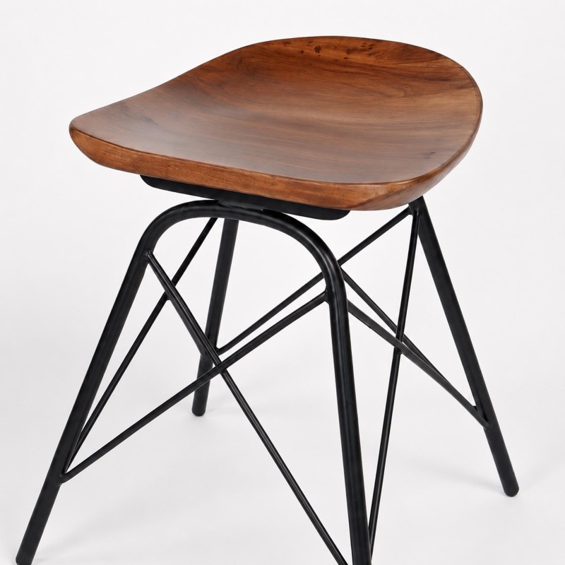 Kruk van staal en hout - Oasis