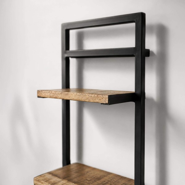 Houten en metalen rek 30 x 60 - Selfsh