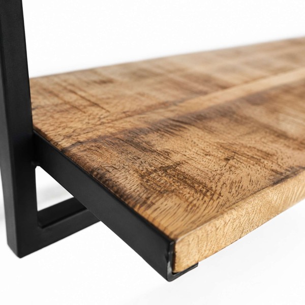 Houten en metalen rek 70 x 60 - Selfsh