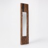 Rechthoekige spiegel van ruw hout 25 x 150 cm - Tree