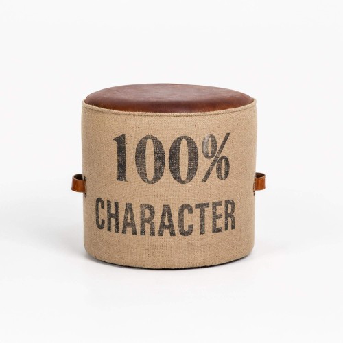 Industriële poef "100% character"