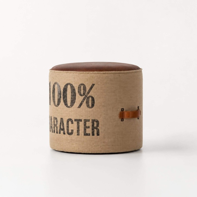 Industriële poef "100% character"
