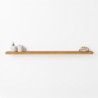 Teakhouten plank van 140 cm