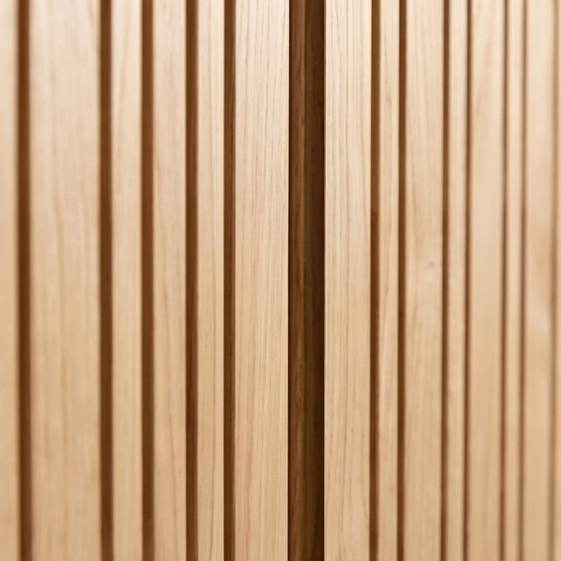 Hoge dressoir in massief hout  - Satya