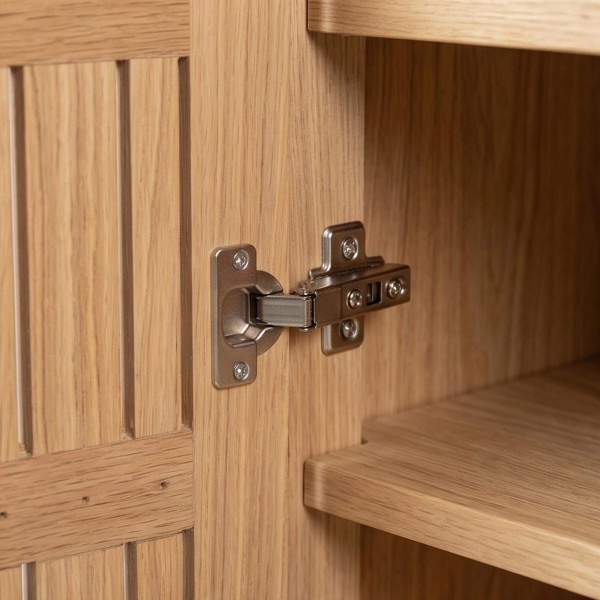 Hoge dressoir in massief hout  - Satya