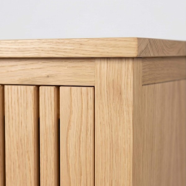 Hoge dressoir in massief hout  - Satya
