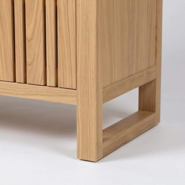 Hoge dressoir in massief hout  - Satya