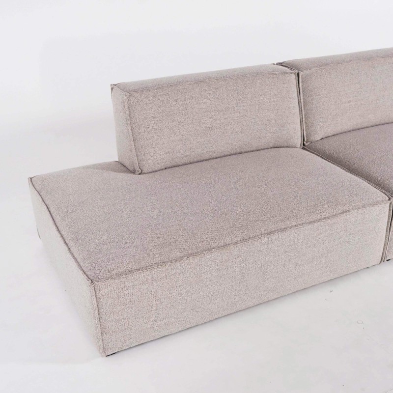 Hoekzetel 4-zits met rechterligbed, open links - Isla