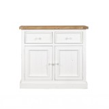 Witte buffetkast in massief grenenhout 100 cm - Mayfield