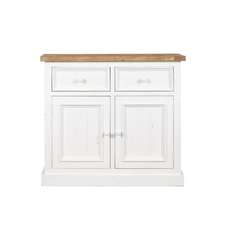 Witte buffetkast in massief grenenhout 100 cm - Mayfield