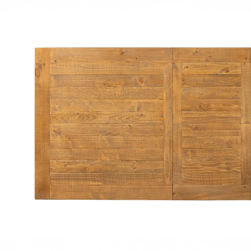 Uitschuifbare witte eettafel in massief grenenhout - Mayfield