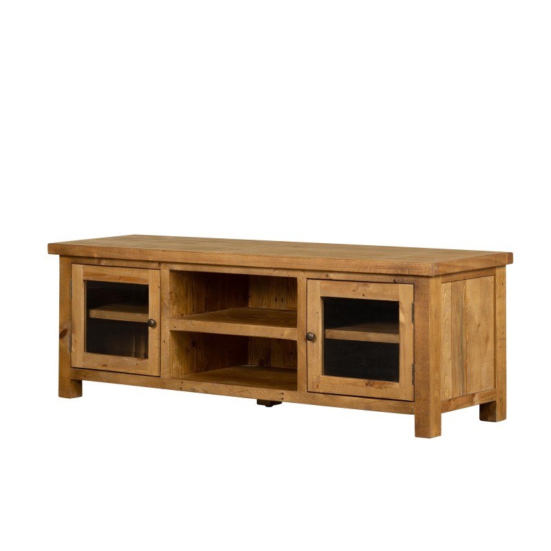 Tv-meubel in natuurlijk massief grenenhout 170 cm - Richwood