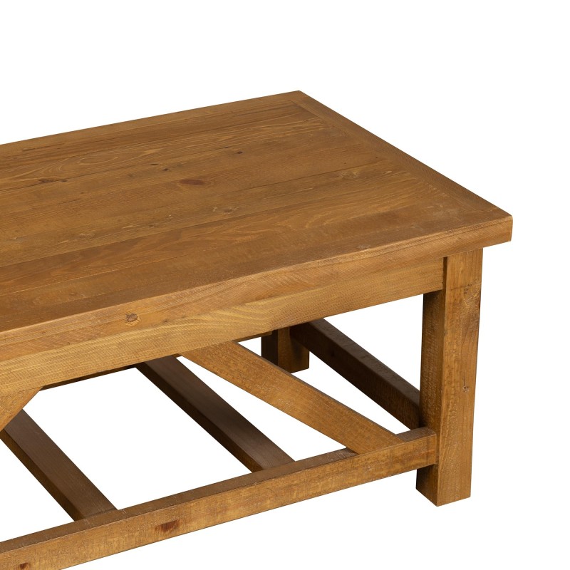 Salontafel in natuurlijk massief grenenhout - Richwood