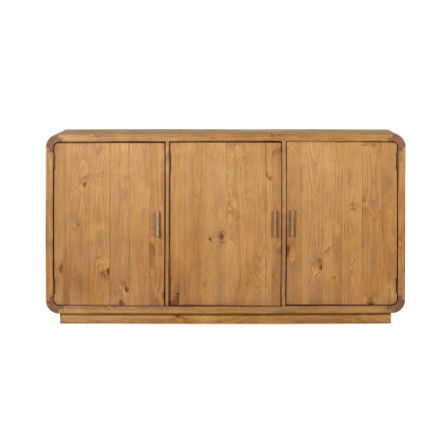 Dressoir in natuurlijk massief grenenhout 160 cm - Valdora