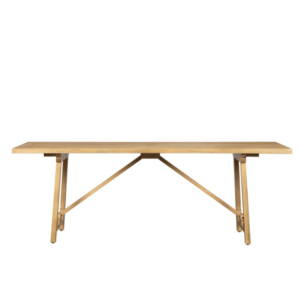 Eettafel in natuurlijk massief grenenhout - Ashford