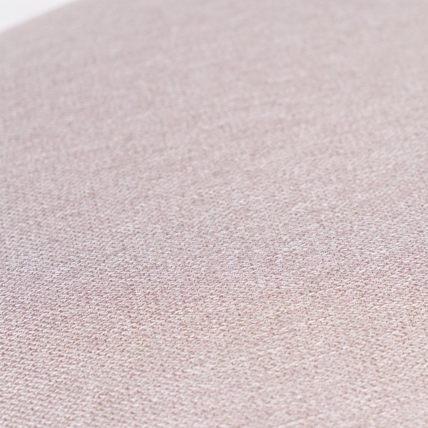 Eetkamerstoel in massief hout met walnootafwerking en beige stoffen bekleding - Svala