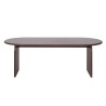 Moderne ovale eettafel van massief hout 220 cm - Enoa