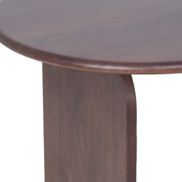 Moderne ovale eettafel van massief hout 220 cm - Enoa