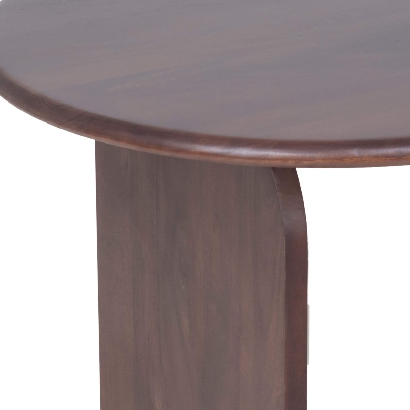 Moderne ovale eettafel van massief hout 220 cm - Enoa