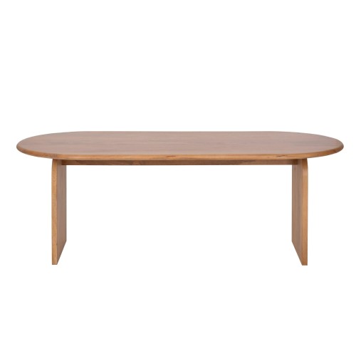 Moderne ovale eettafel van massief hout 220 cm - Enoa