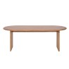 Moderne ovale eettafel van massief hout 220 cm - Enoa