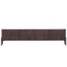 Modern tv-meubel van massief hout 200 cm (hangend of staand) - Sohana