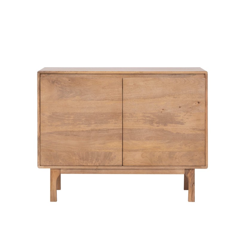Dressoir van naturel massief hout 100 cm - Ivar