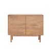 Dressoir van naturel massief hout 100 cm - Ivar
