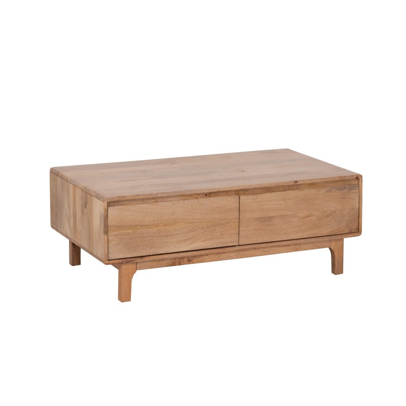 Salontafel van naturel massief hout - Ivar