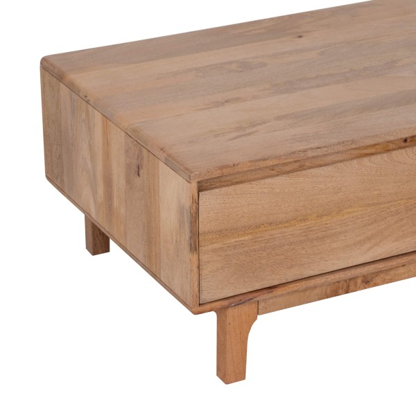 Salontafel van naturel massief hout - Ivar