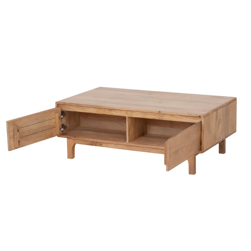 Salontafel van naturel massief hout - Ivar