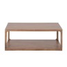 Salontafel van naturel massief hout - Elven