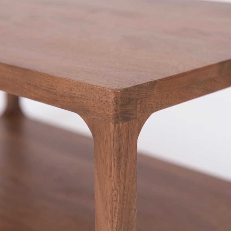 Salontafel van naturel massief hout - Elven