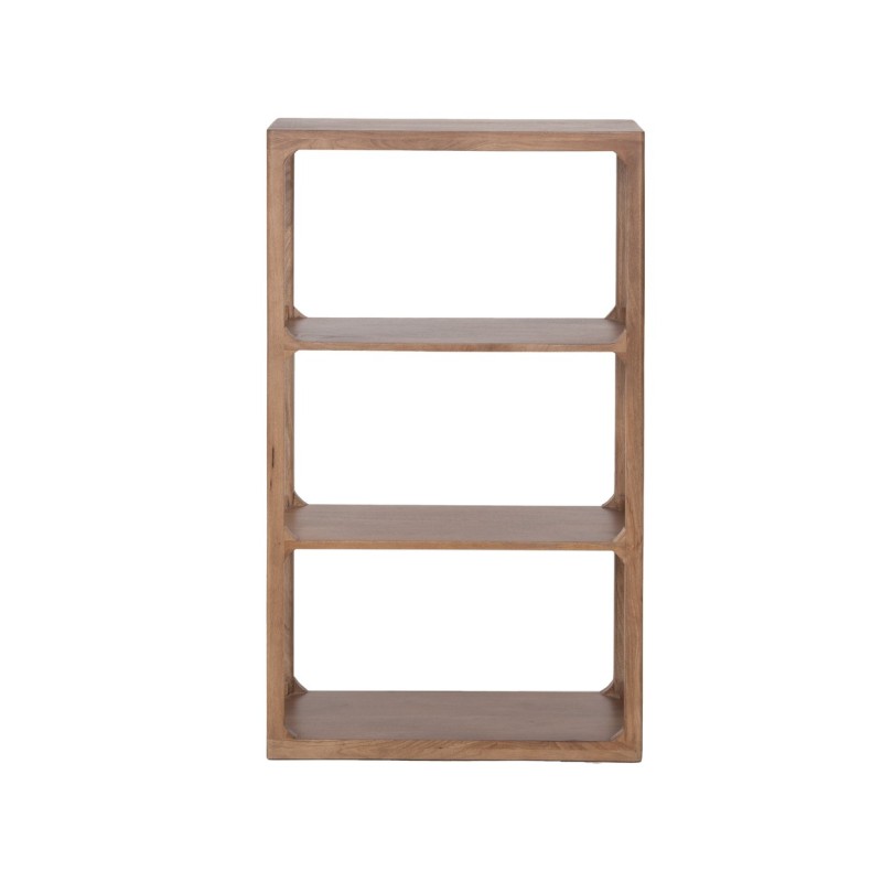 Boekenkast van naturel massief hout 70 cm - Elven