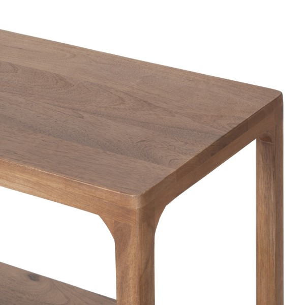 Boekenkast van naturel massief hout 70 cm - Elven