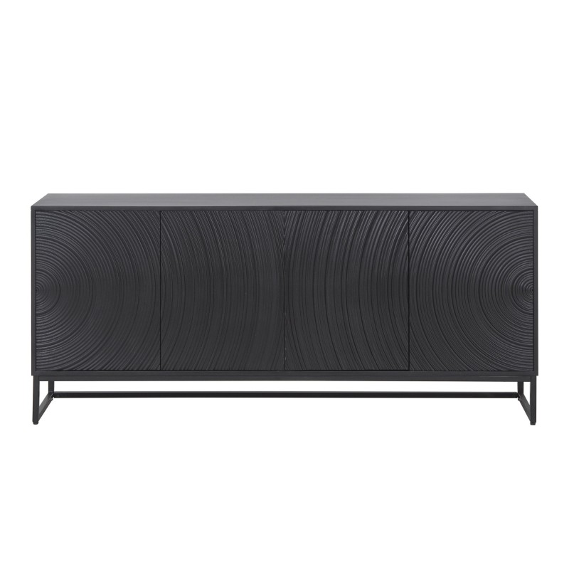 Modern design dressoir van zwart massief hout 170 cm - Radian