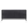 Modern design dressoir van zwart massief hout 170 cm - Radian