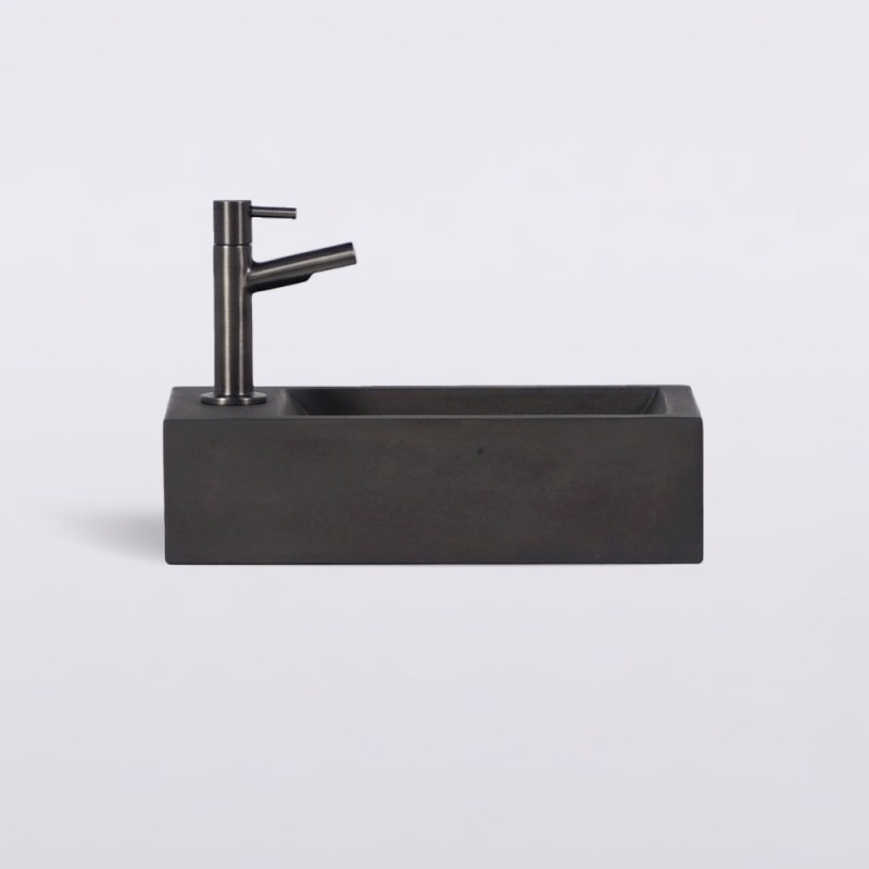 Kleine betonnen wandwastafel voor toilet - Core