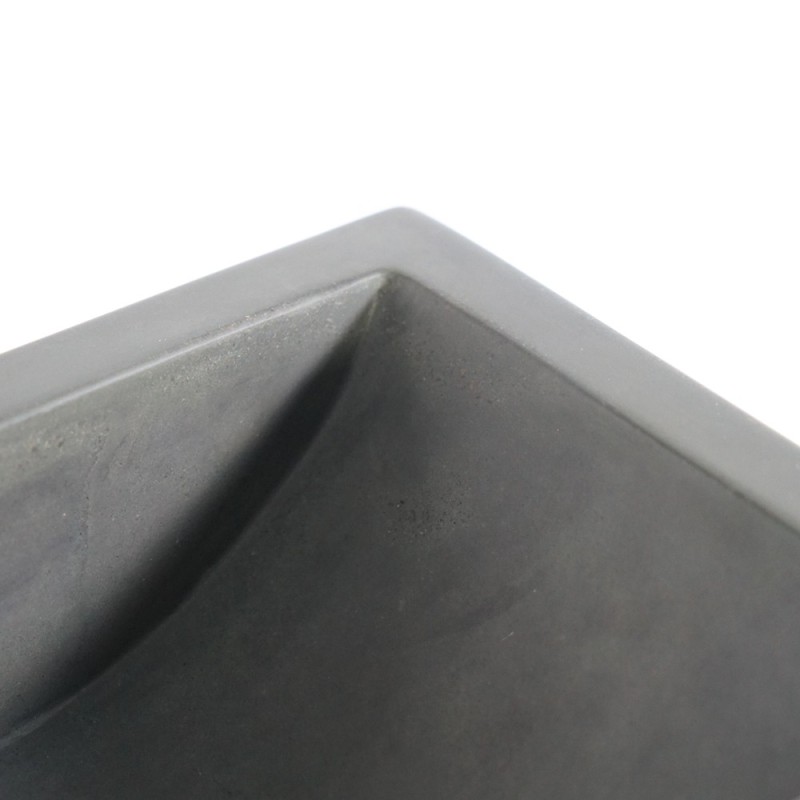 Handwasbak met handdoekrek en betonnen waskom - Core