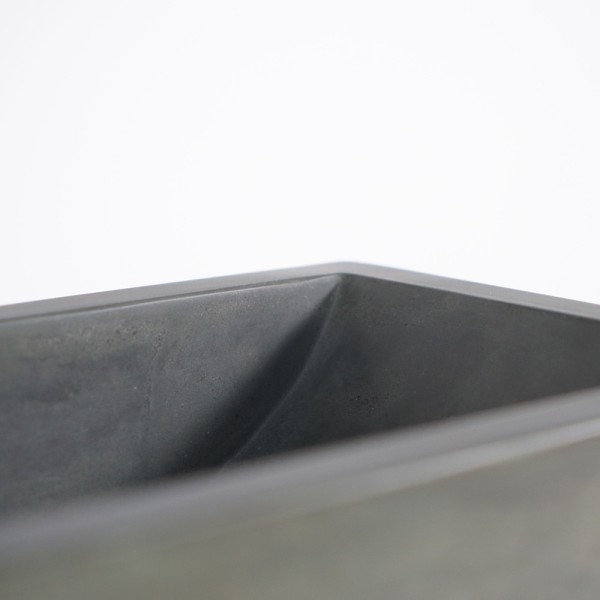 Handwasbak met handdoekrek en betonnen waskom - Core