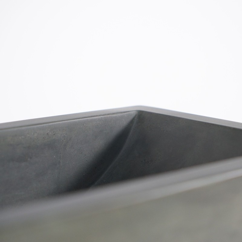Handwasbak met handdoekrek en betonnen waskom - Core
